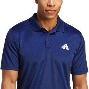 Adidas Men’s 3-Stripes Polo Shirt Navy Size L IB8236 NWT